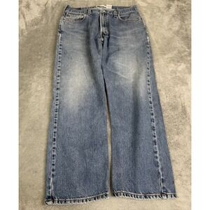 Vintage Y2K Levis 505 Regular Fit Straight Jeans Men's Size 36x29 Blue